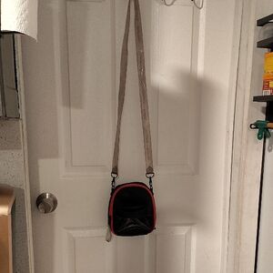 Kendall & Kylie Black and Red Crossbody Bag